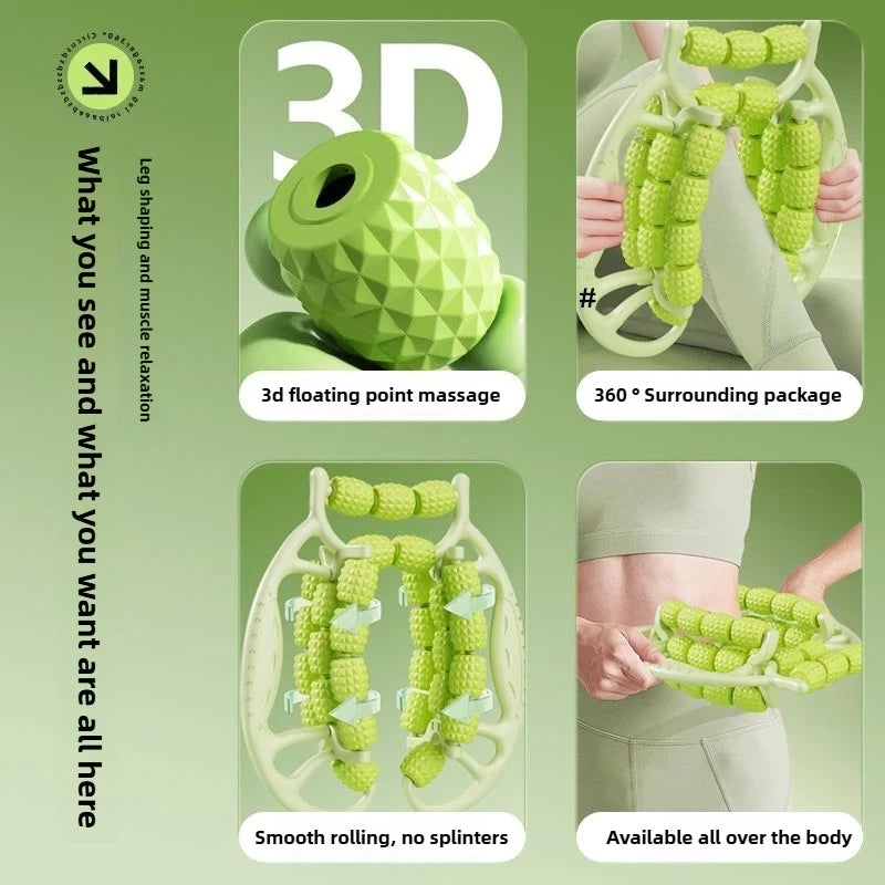 Multifunctional Ring Roller Leg Massager