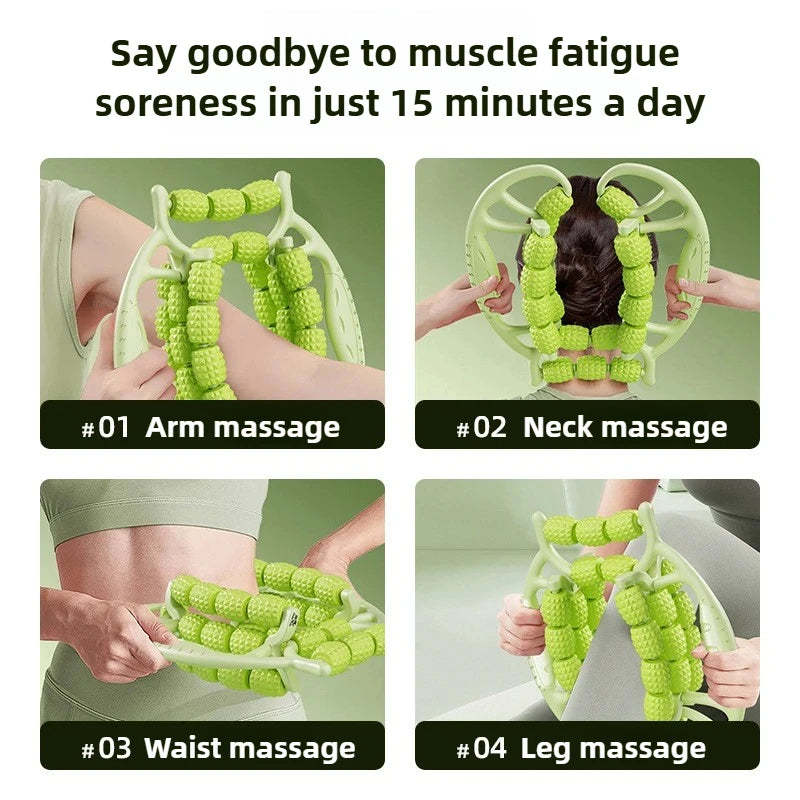 Multifunctional Ring Roller Leg Massager